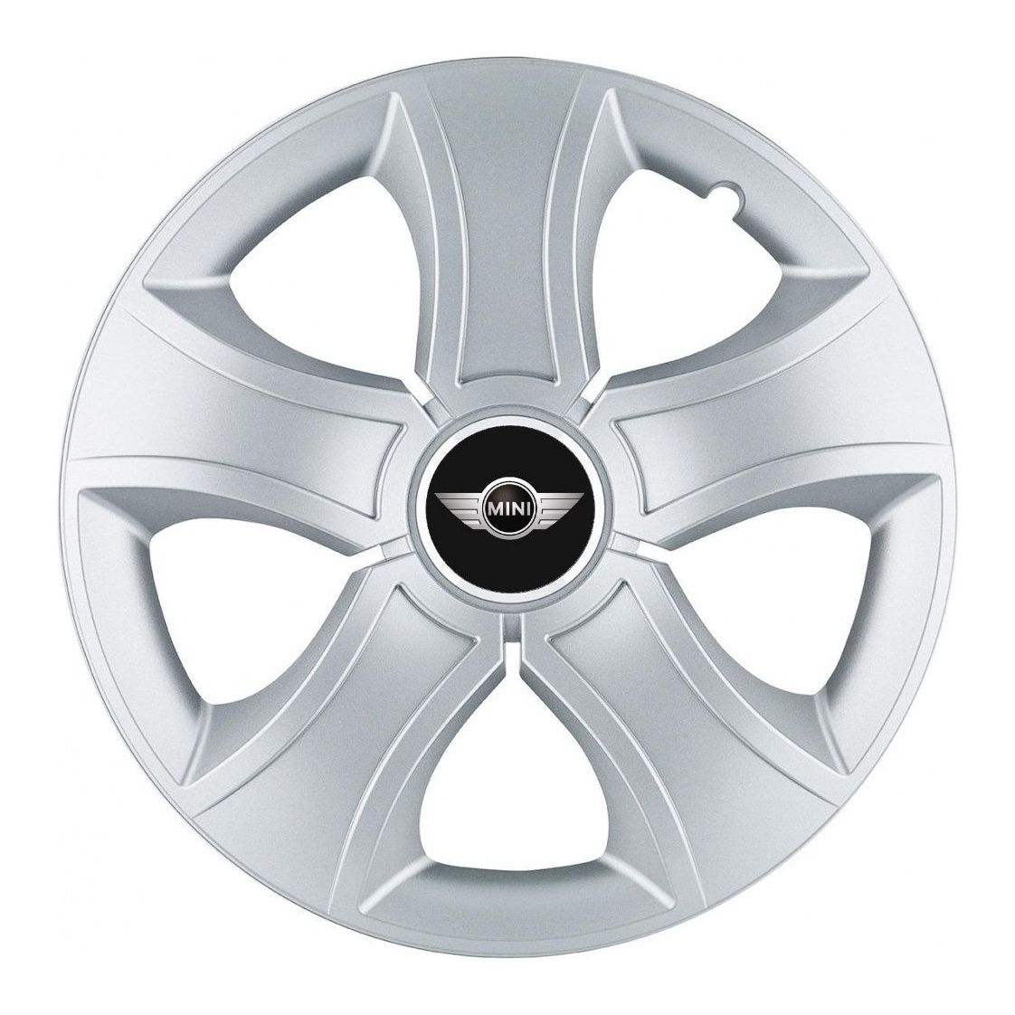 Set 4 Capace Roti 15 inchi (R15) Bis Gri, Compatibile Cu Mini