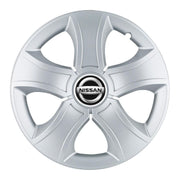 4 db-os 15 hüvelykes (R15) kerékborító készlet, Bis szürke, Nissan kompatibilis