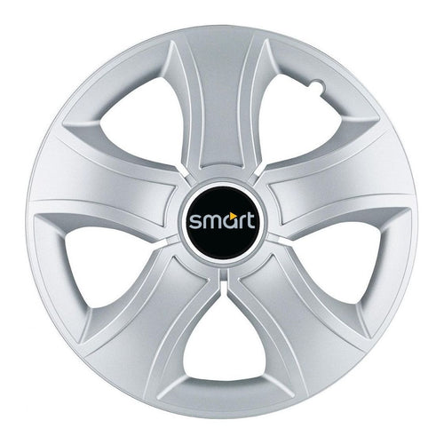 Set 4 Capace Roti 15 inchi (R15) Bis Gri, Compatibile Cu Smart