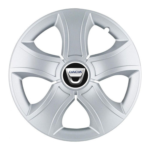 Set 4 Capace Roti 16 inchi (R16) Bis Gri, Compatibile Cu Dacia