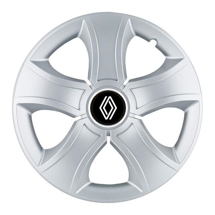 Set 4 Capace Roti 16 inchi (R16) Bis Gri, Compatibile Cu Renault Nou