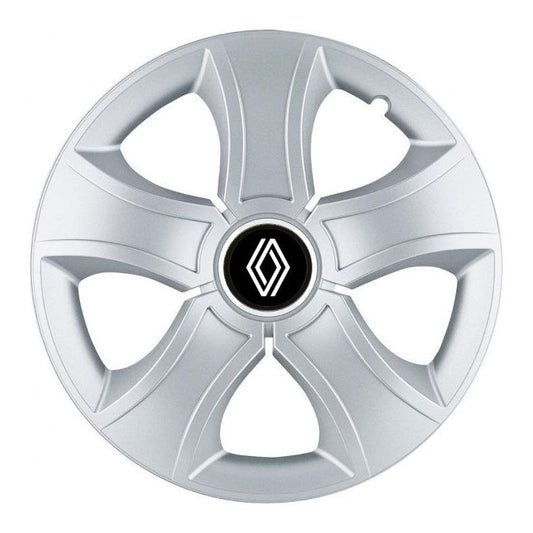 Set 4 Capace Roti 16 inchi (R16) Bis Gri, Compatibile Cu Renault Nou
