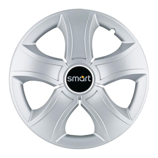 Set 4 Capace Roti 16 inchi (R16) Bis Gri, Compatibile Cu Smart