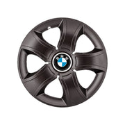 Set 4 Capace Roti 14 inchi (R14) Bis Negru, Compatibile Cu BMW