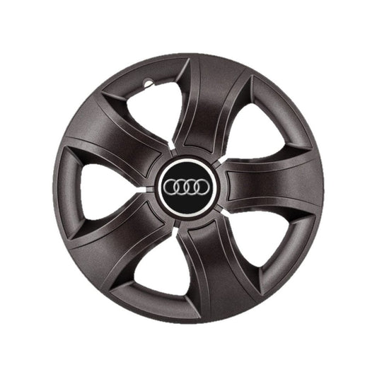 Set 4 Capace Roti 15 inchi (R15) Bis Negru, Compatibile Cu Audi