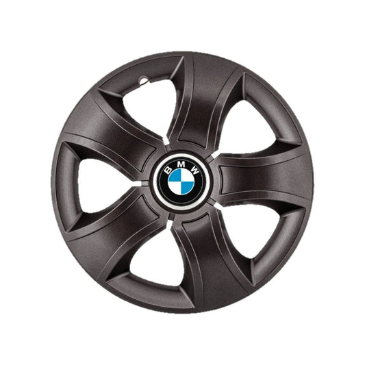 Set 4 Capace Roti 15 inchi (R15) Bis Negru, Compatibile Cu BMW
