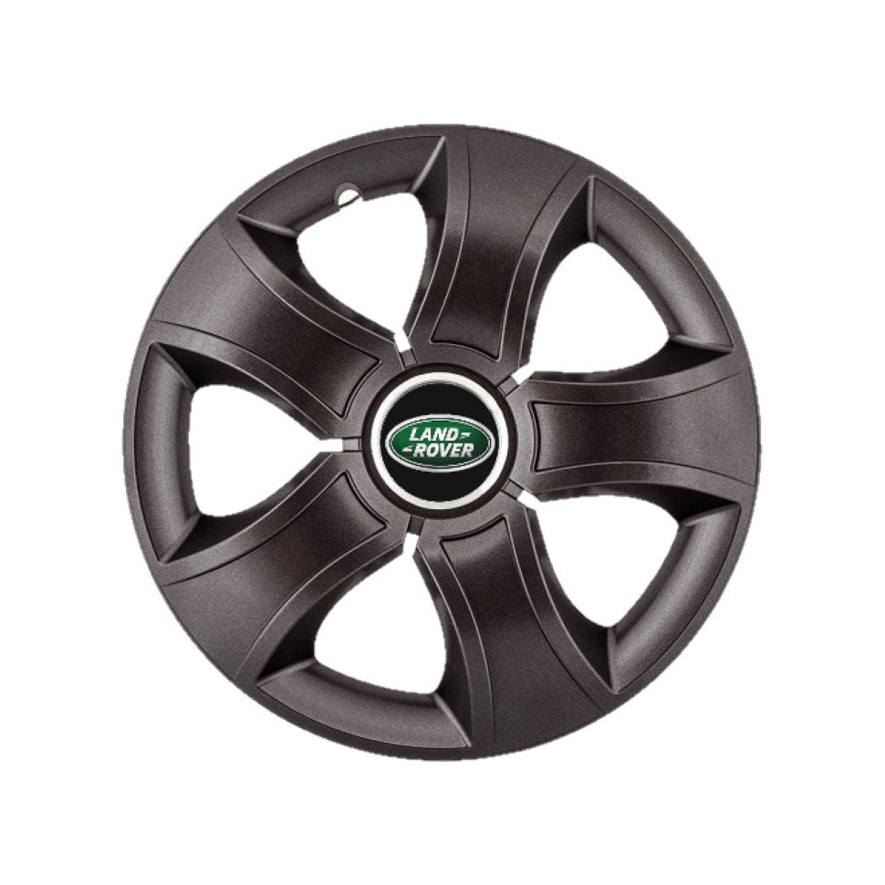 Set 4 Capace Roti 15 inchi (R15) Bis Negru, Compatibile Cu Land Rover