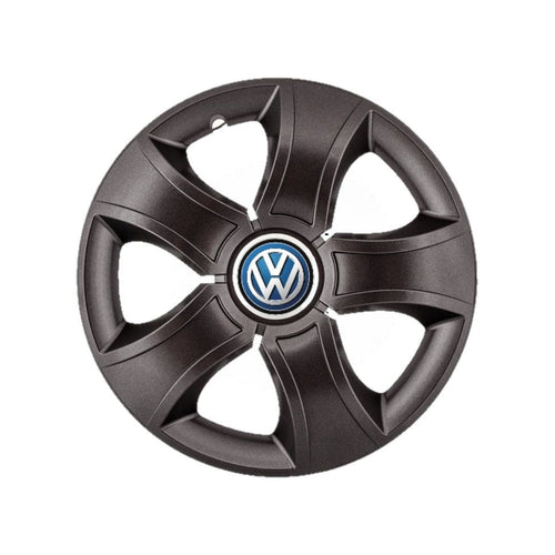 4 db-os 15 hüvelykes (R15) Bis fekete kerékborító készlet, VW-kompatibilis