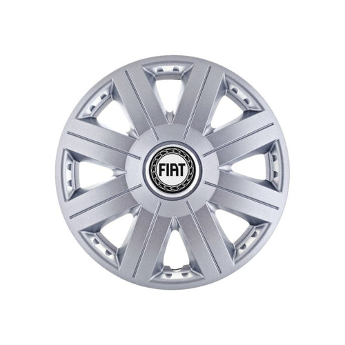 Set 4 capace roti 14 inchi (R14) Cosmos Gri, Compatibil Cu Fiat
