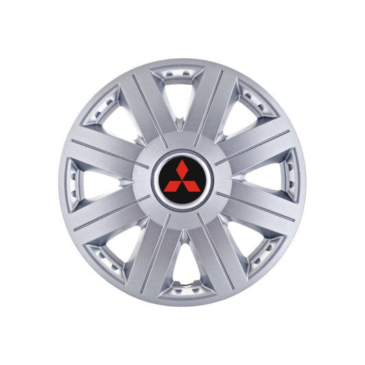 Set 4 capace roti 14 inchi (R14) Cosmos Gri, Compatibil Cu Mitsubishi