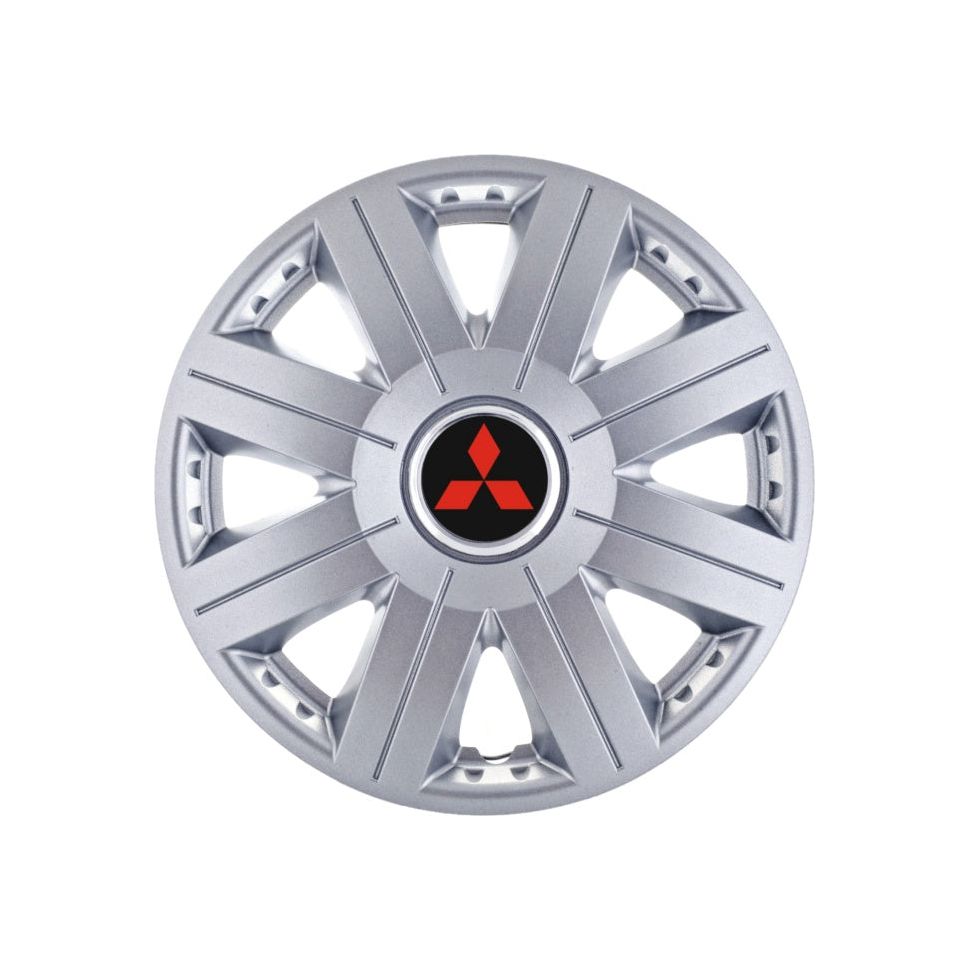 Set 4 capace roti Cosmos cromat R15, pentru gama auto Mitsubishi