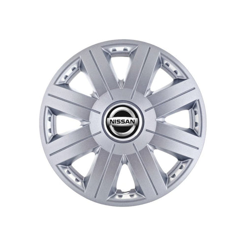 Set 4 capace roti Cosmos cromat R15, pentru gama auto Nissan