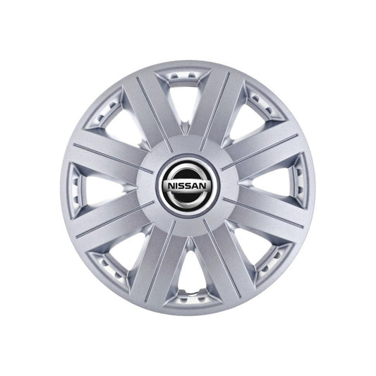 Set 4 capace roti Cosmos cromat R15, pentru gama auto Nissan