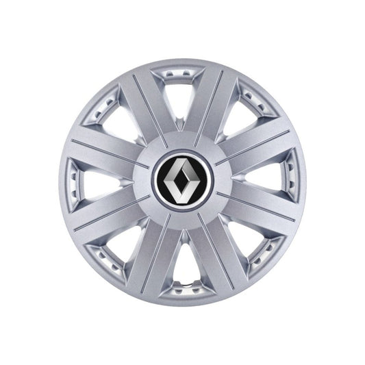 Set 4 capace roti Cosmos cromat R15, pentru gama auto Renault