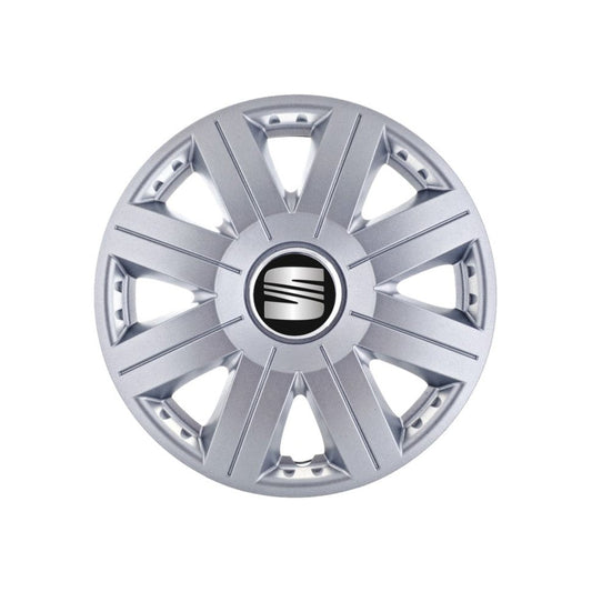 Set 4 capace roti Cosmos cromat R15, pentru gama auto Seat