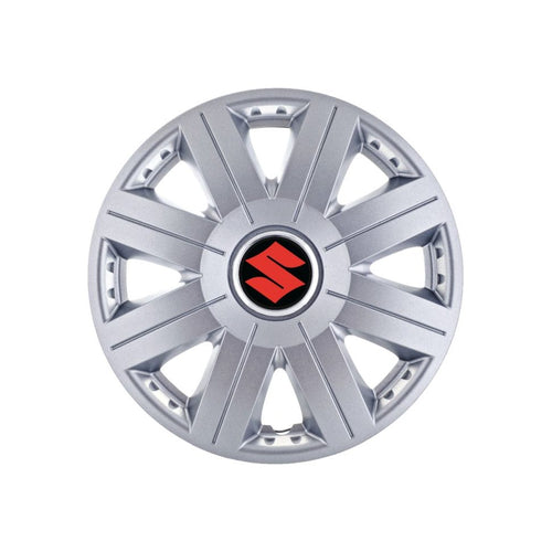 Set 4 capace roti Cosmos cromat R15, pentru gama auto Suzuki