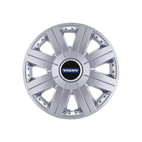 Set 4 capace roti Cosmos cromat R15, pentru gama auto Volvo