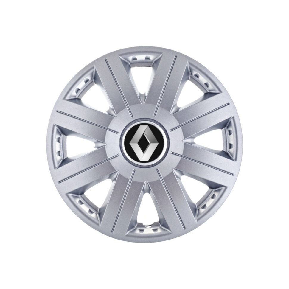 Set 4 capace roti Cosmos cromat R16 pentru gama auto Renault