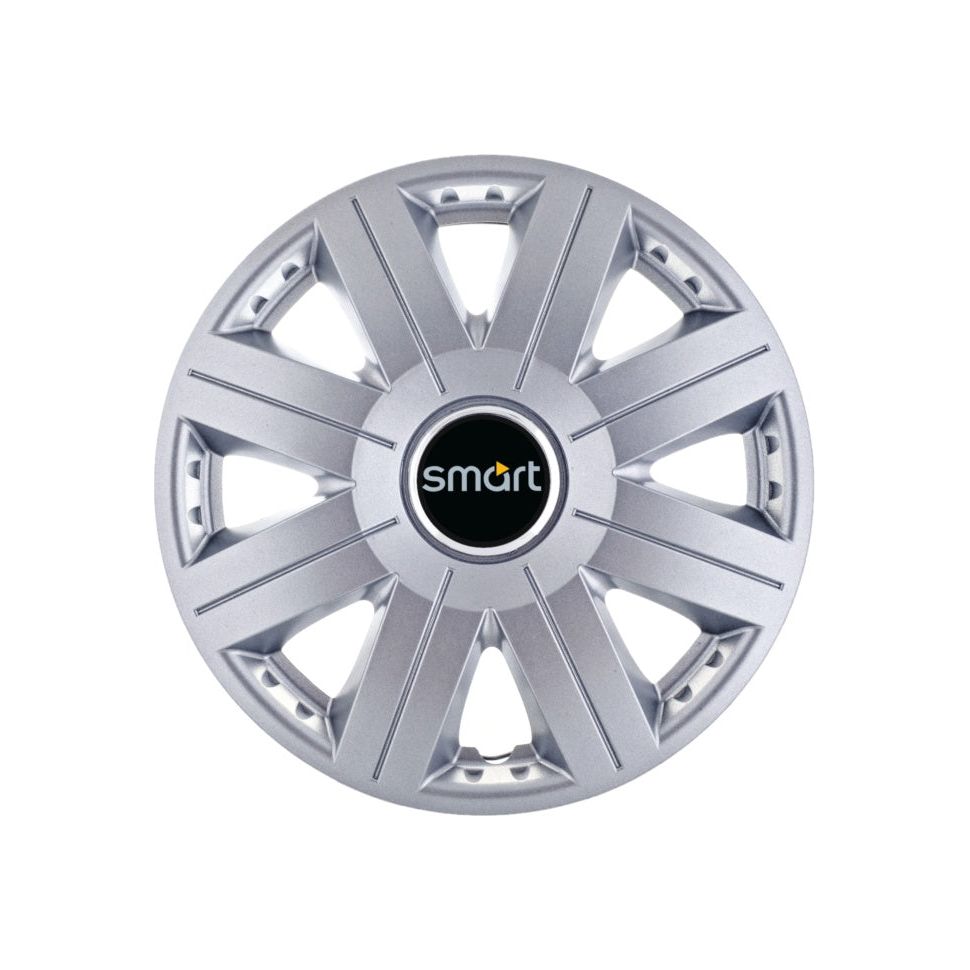 Set 4 capace roti Cosmos cromat R16 pentru gama auto Smart