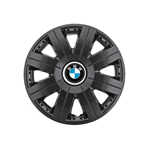 Set 4 capace roti Cosmos Negru R15, pentru gama auto BMW