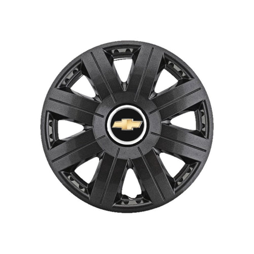 Set 4 capace roti Cosmos Negru R15, pentru gama auto Chevrolet