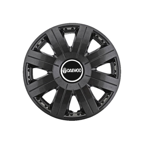 4 darabos Cosmos Black R15 dísztárcsa készlet Daewoo személygépkocsikhoz