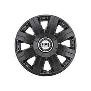 Set 4 capace roti Cosmos Negru R15, pentru gama auto Fiat