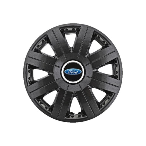 Set 4 capace roti Cosmos Negru R15, pentru gama auto Ford