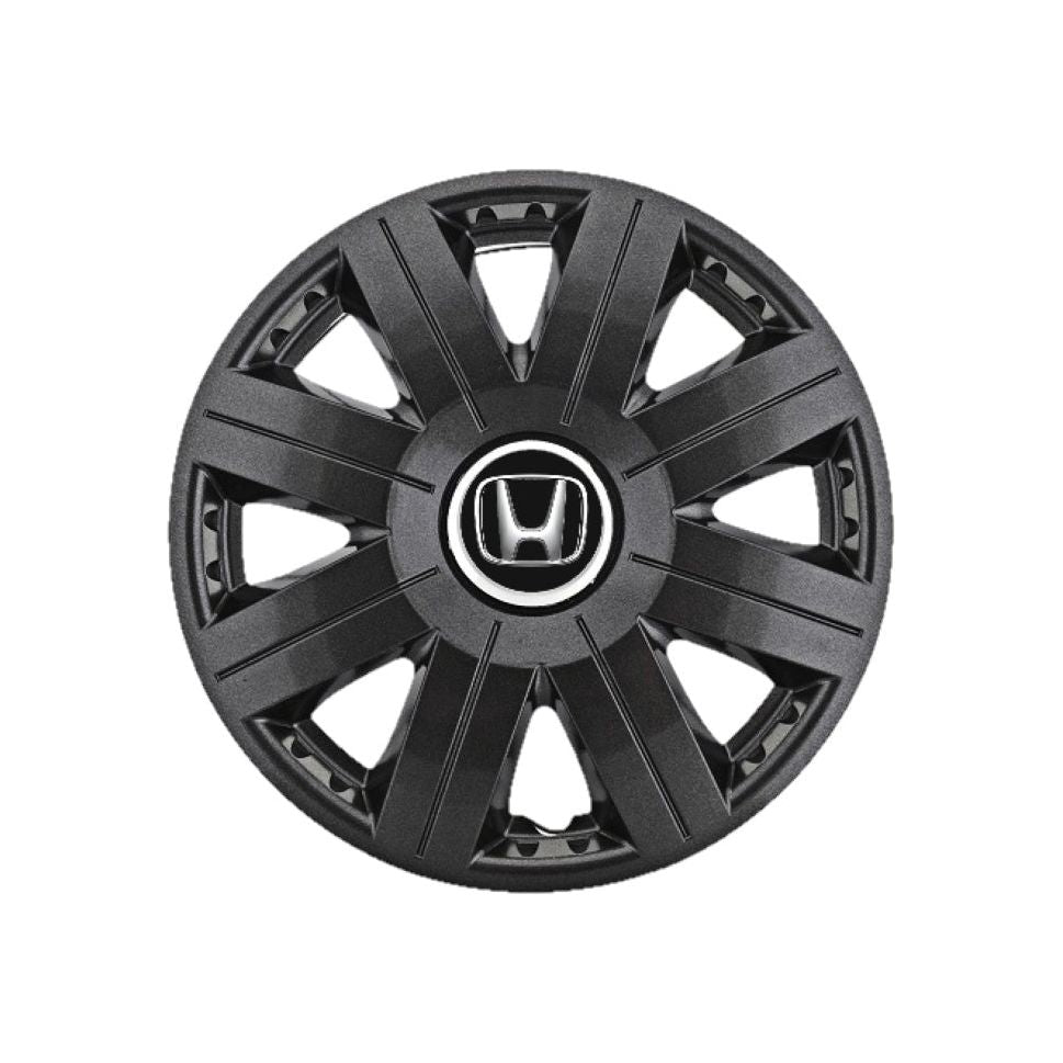 Set 4 capace roti Cosmos Negru R15, pentru gama auto Honda