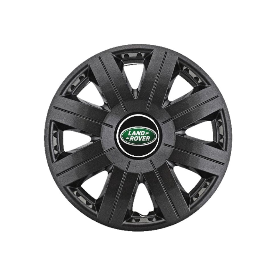 Set 4 capace roti Cosmos Negru R15, pentru gama auto Land Rover