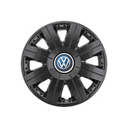 Set 4 Capace Roti 15 inchi (R15) Cosmos Negru, Compatibile cu Volkswagen