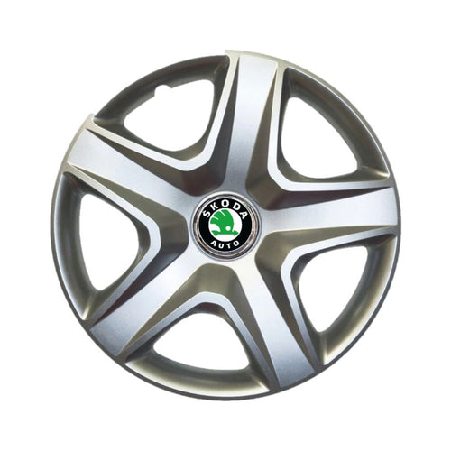Set 4 Capace Roti Creative Rey R14, Potrivite Jantelor de 14 inch, Pentru Skoda, Model 202