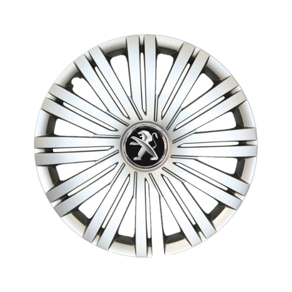 Комплект 4 таса Creative Rey R14, подходящи за 14-инчови джанти, за Peugeot, Модел 200