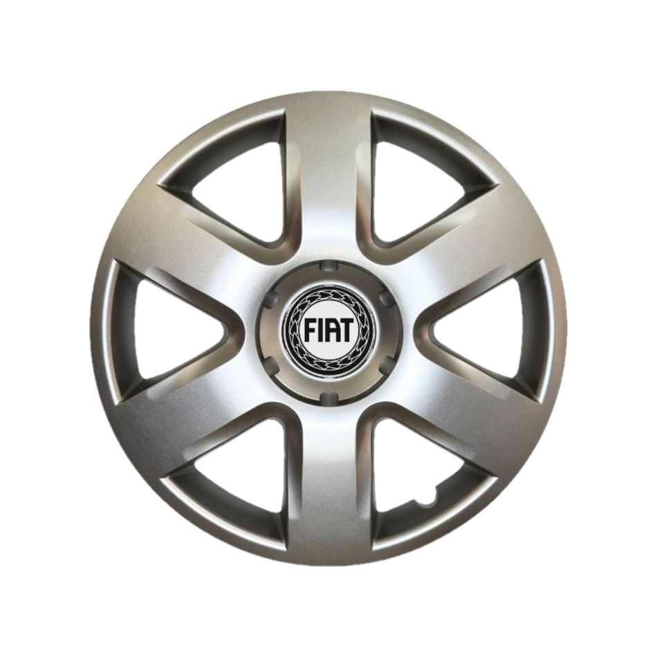Set 4 Capace Roti Creative Rey R15, Potrivite Jantelor de 15 inch, pentru Fiat, Model 337