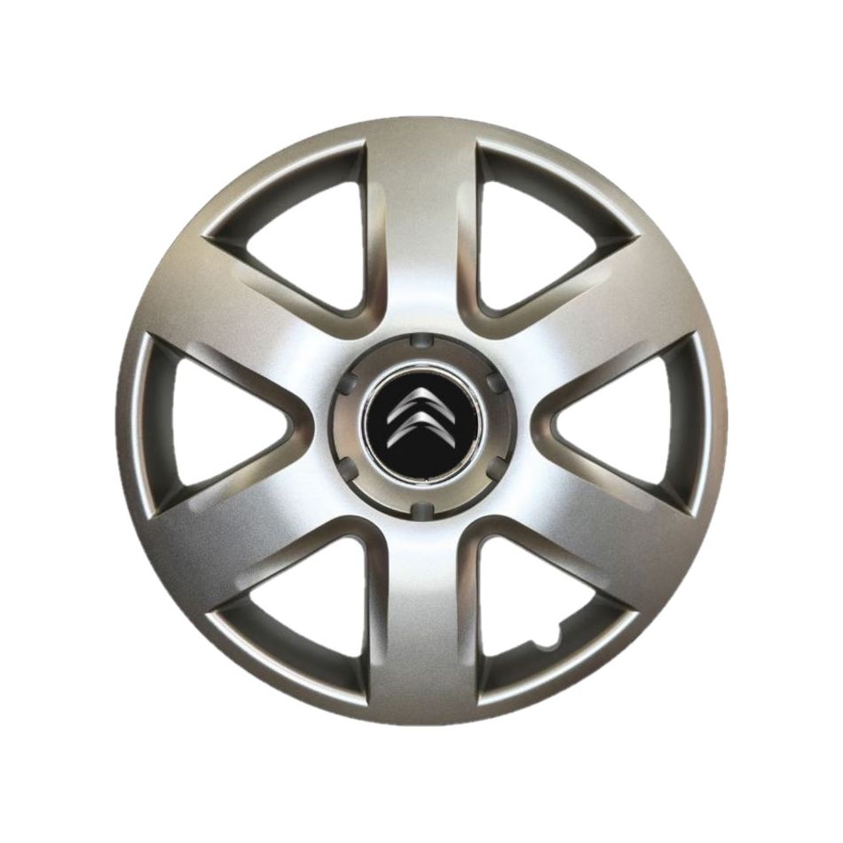 Set 4 Capace Roti Creative Rey R15, Potrivite Jantelor de 15 inch, pentru Citroen, Model 337