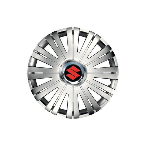 Set 4 capace roti Cu Inel Cromat Active R16 Compatibil Cu Suzuki