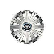 Set 4 capace roti Cu Inel Cromat Active R16 Compatibil Cu Toyota