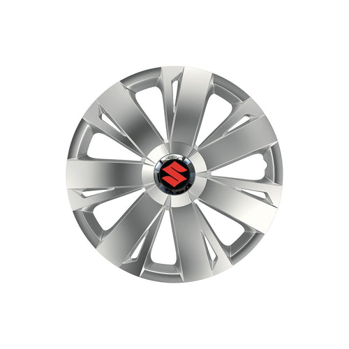 Set 4 capace roti Cu Inel Cromat Energy R14 Compatibil Cu Suzuki