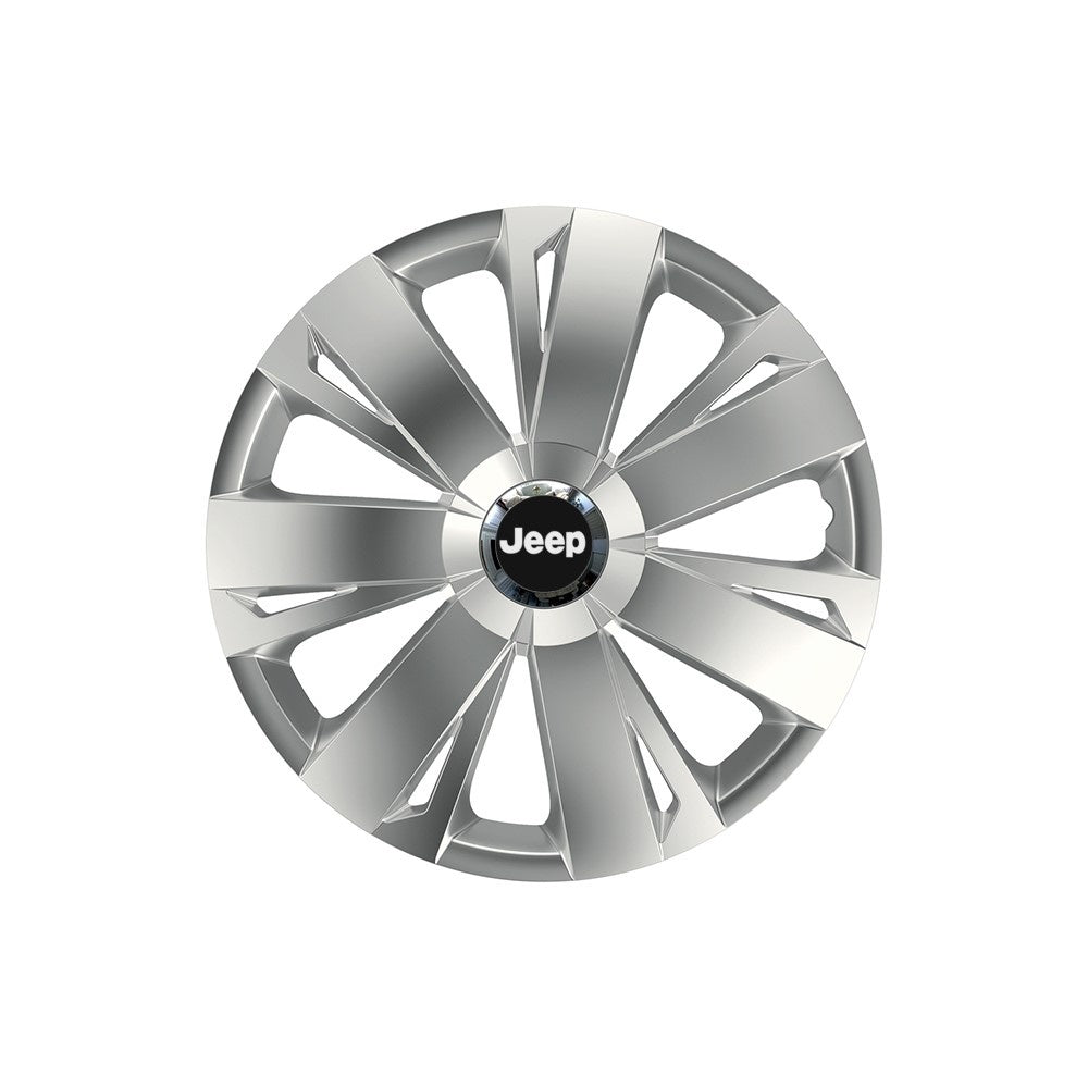 Set 4 capace roti Cu Inel Cromat Energy R15 pentru gama auto Jeep