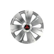 Set 4 capace roti Cu Inel Cromat Energy R15 Compatibil Cu Mitsubisi