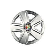 Set 4 capace roti Cu Inel Cromat Esprit R14 Compatibil Cu Alfa Romeo