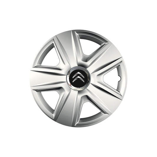 Комплект 4 таса за джанти с хромиран ринг Esprit R14, съвместими с Citroen