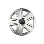 Set 4 capace roti Cu Inel Cromat Esprit R14 Compatibil Cu Citroen