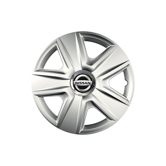 Set 4 capace roti Cu Inel Cromat Esprit R14 Compatibil Cu Nissan