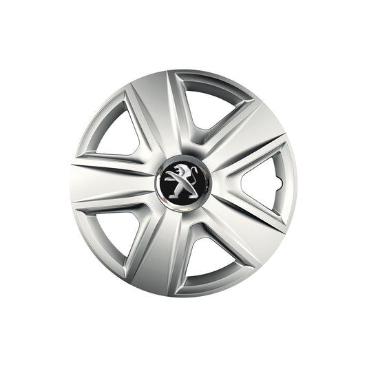 Комплект 4 таса с хромиран ринг Esprit R14, съвместими с Peugeot