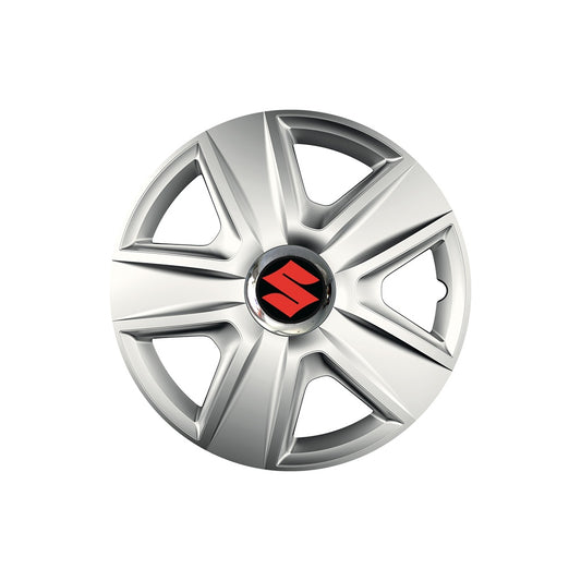 Комплект 4 таса за джанти с хромиран ринг Esprit R14, съвместими със Suzuki