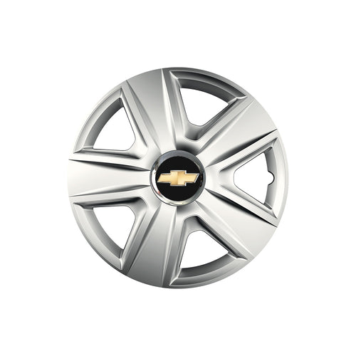 Set 4 capace roti Cu Inel Cromat Esprit R15 Compatibil Cu Chevrolet