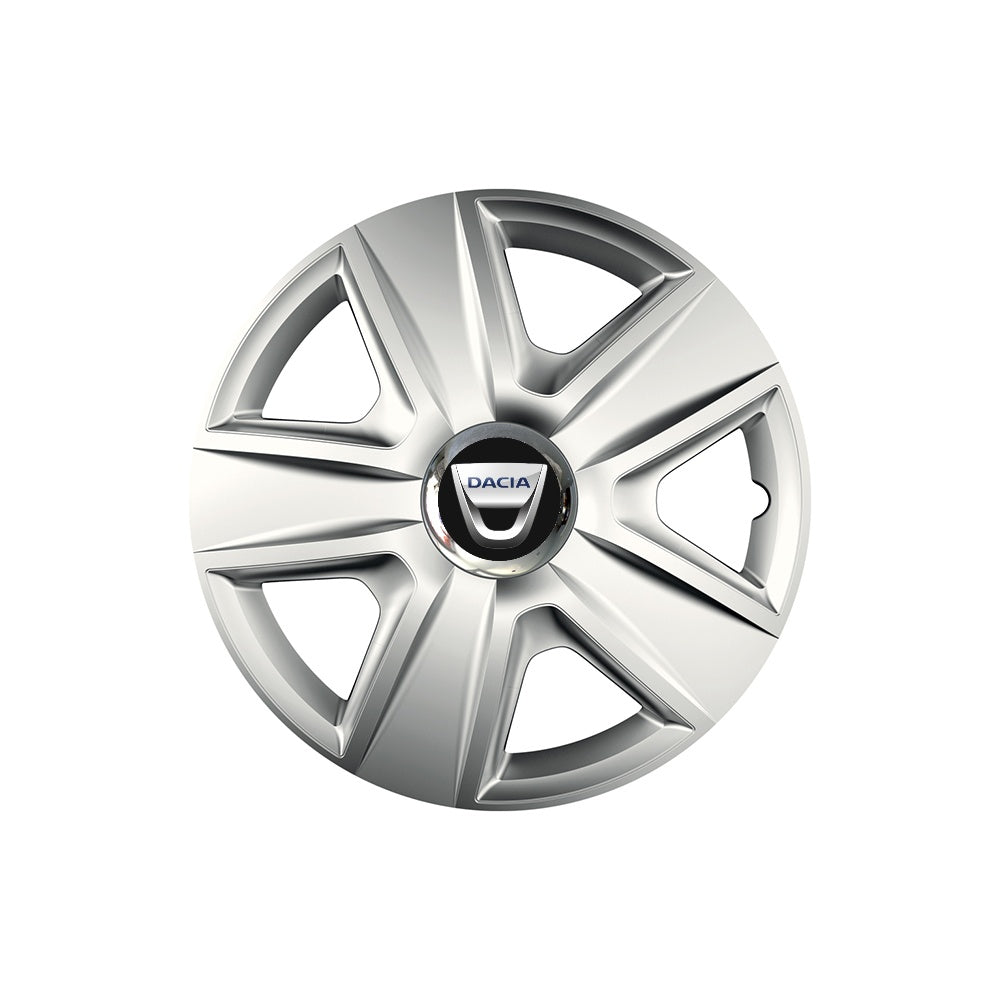 Set 4 capace roti Cu Inel Cromat Esprit R15 Compatibil Cu Dacia