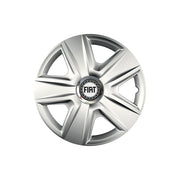 Set 4 capace roti Cu Inel Cromat Esprit R15 Compatibil Cu Fiat