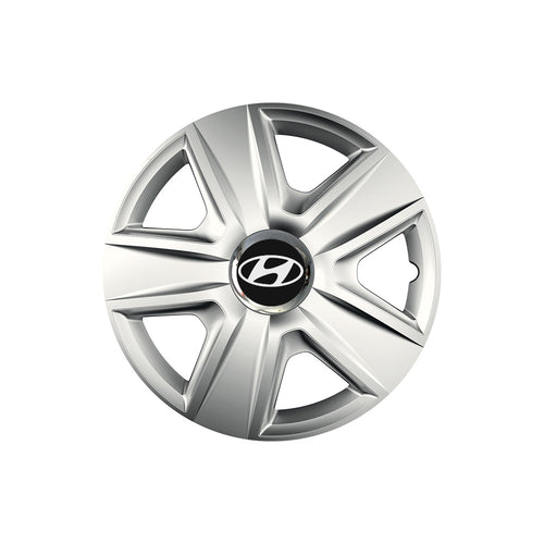 Set 4 capace roti Cu Inel Cromat Esprit R15 Compatibil Cu Hyundai